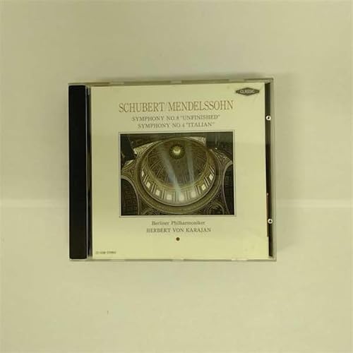 Schubert: Sym Nr.8 H-moll D759＞unvollendete＜ / Mendelssohn: Sym Nr.4 A-dur Op.90＞italienische＜ / Berliner Phil. / Karajan [CD]