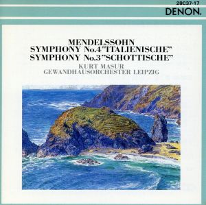 メンデルスゾーン：交響曲第３番 [CD] メンデルスゾーン マズア; ライプツイヒ・ゲヴァントハウス管弦楽団