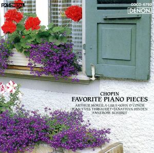 ショパン・ピアノ名曲集 [CD] モレイラ=リマ(アルトゥール) ショパン ヒンデン(ジョナサン) シュミット(アンネローゼ) モレイラ=リマ(アルトゥール) オコーナー(ジョン); ティボーデ(ジャン=イヴ)