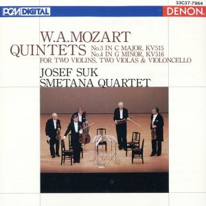 String Quintets Kv515 & Kv516 / Josef Suk / Smetana Quartet [CD] Mozart モーツァルト