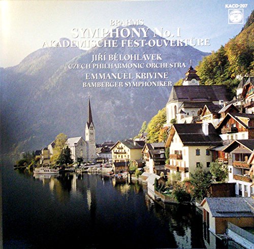 ブラームス：交響曲 第１番・大学祝典序曲 [CD] ビエロフラーヴェク; チェコ・フィルハーモニー管弦楽団