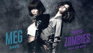 【初回限定盤】「KISS OR BITE/MEG ZOMBIES+SAVE/MEG」(シングルA+B) [CD] MEG ZOMBIES+MEG