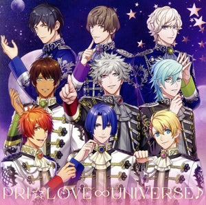 うたの☆プリンスさまっ♪ ALL STAR STAGEテーマソングCD 「PRI☆LOVE∞UNIVERSE♪」《Ver.A》 [CD] 一十木音也(CV.寺島拓篤)、聖川真斗(CV.鈴村健一)、四ノ宮那月(CV.谷山紀章)、一ノ瀬トキヤ(CV.宮野真守) 神宮寺レン(CV.諏訪部順一)、来栖 翔(CV.下野 紘)、愛島セシル(CV.鳥海浩輔)、寿 嶺二(CV.森久保祥太郎) 黒崎蘭丸(CV.鈴木達央)、美風 藍(CV.蒼井翔太)、カミュ(CV.前野智昭)、鳳 瑛一（CV.緑川 光） 、皇 綺羅（CV.小