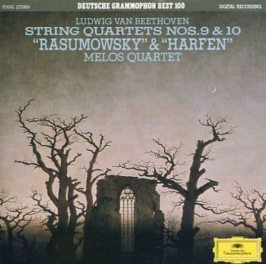 ラズモフスキー第3番*弦楽四重奏曲第9番ハ長調 [CD] メロス弦楽四重奏団 ベートーヴェン; メロス弦楽四重奏団