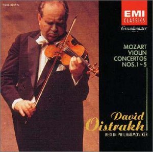 モーツァルト:ヴァイオリン協奏曲第1番～第5番 [CD] ベルリン・フィルハーモニー管弦楽団 モーツァルト オイストラフ(ダヴィド); ベルリン・フィルハーモニー管弦楽団