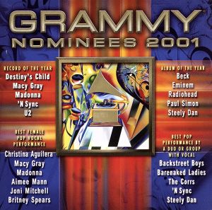 グラミー・ノミニーズ(ポップス) [CD] オムニバス スティーリー・ダン クリスティーナ・アギレラ エイミー・マン ジョニー・ミッチェル ブリトニー・スピアーズ; バックストリート・ボーイズ