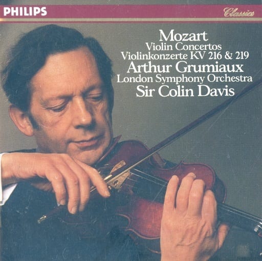 Concertos K.216 & K.219: Grumiaux / Lso / Davis [CD]