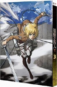 進撃の巨人 3 [初回特典:Blu-ray Disc ビジュアルノベル「ミカサ外伝」他(制作協力:ニトロプラス、プロダクション・I.G)] [Blu-ray] [2013]