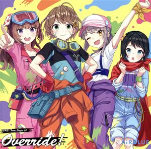 CUE! Team Single 08「Override!」 [CD] AiRBLUE Bird[天童悠希(CV:鷹村彩花)、赤川千紗(CV:宮原颯希)、恵庭あいり(CV:飯塚麻結)、九条柚葉(CV:村上まなつ)]