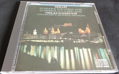 モーツァルト:交響曲25&40 [CD] アムステルダム・コンセルトヘボウ管弦楽団 モーツァルト; アーノンクール(ニコラウス)