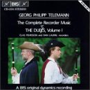 Complete Recorder Duos [CD] Telemann Pehrsson; Laurin