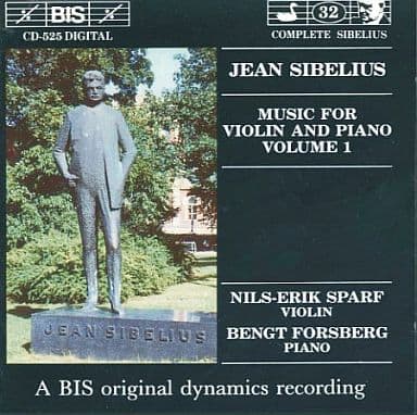 シベリウス：ヴァイオリンｔｐピアノのための作品全集 第1巻 [Import] [CD] J. Sibelius Nils-Erik Sparf Jean Sibelius Nils-Erik Sparf; Bengt Forsberg