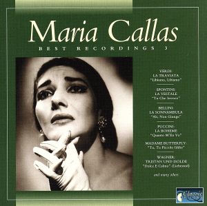 Best Recordings 3 [CD] Callas， Maria