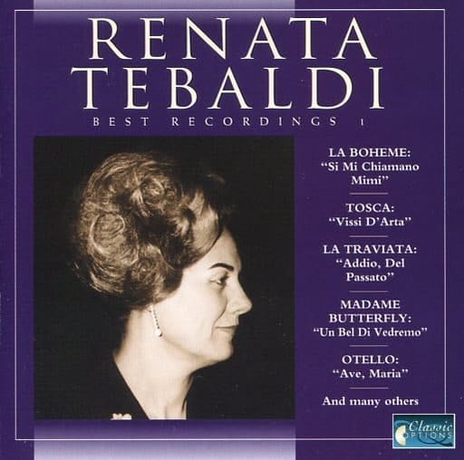 Best Recordings 1 [CD] Tebaldi， Renata