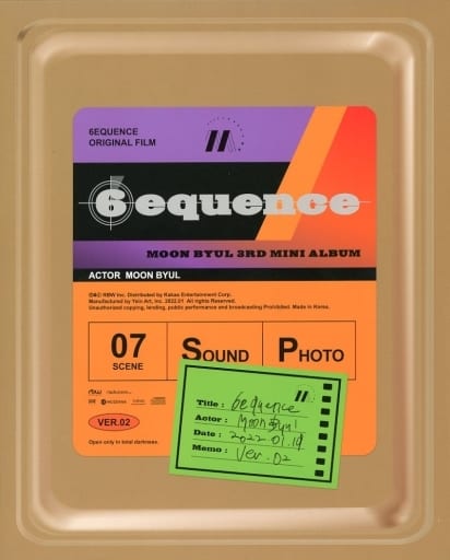 Mamamoo ムンビョル 3rd ミニアルバム - 6equence (ver.02) [CD] Moon Byul