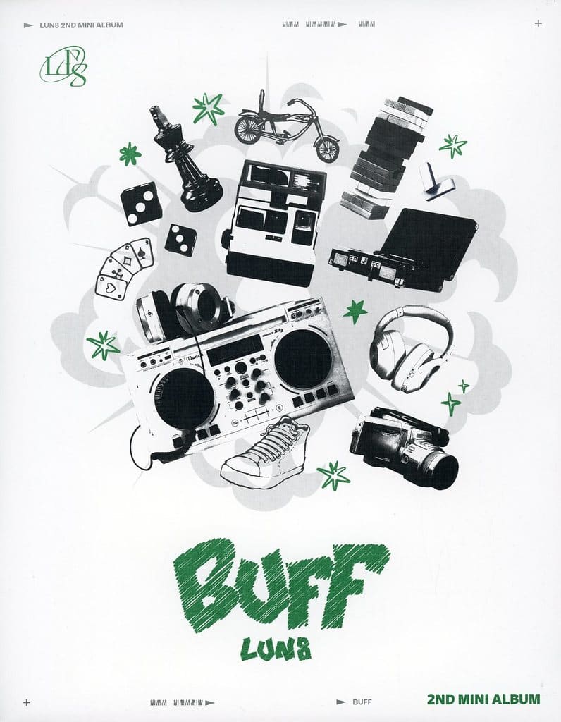 Buff - Random Cover - incl. 84pg Photobook， Folded Poster Photocard， Unit Photocard + More [CD] Lun8