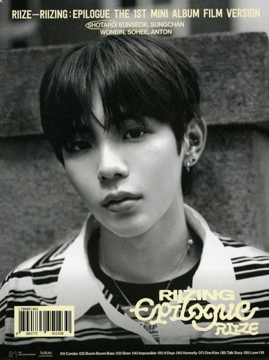 RIIZE 1st MINI [RIIZING : Epilogue] (FILM Ver.)（韓国盤） [CD] RIIZE