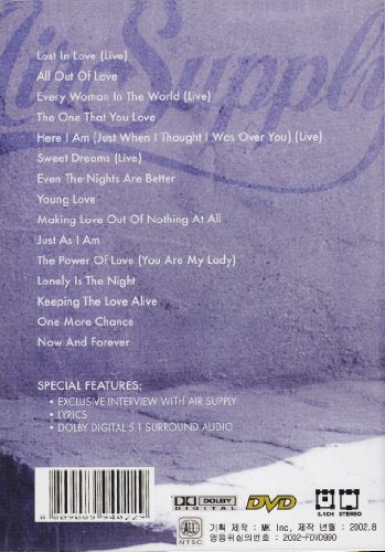 Air Supply the Definitive Collection Dvd All Region [DVD]