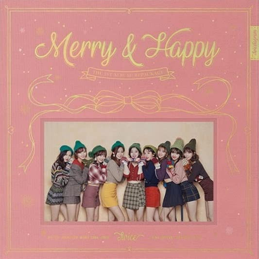 Twice 1stアルバム リパッケージ - Merry & Happy (ランダムバージョン) [CD] Twice