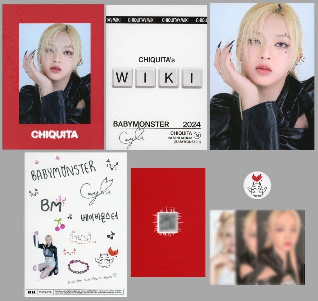 BABYMONSTER 1st MINI ALBUM [BABYMONS7ER] YG TAG ALBUM VER.（韓国盤） [付属品] BABYMONSTER