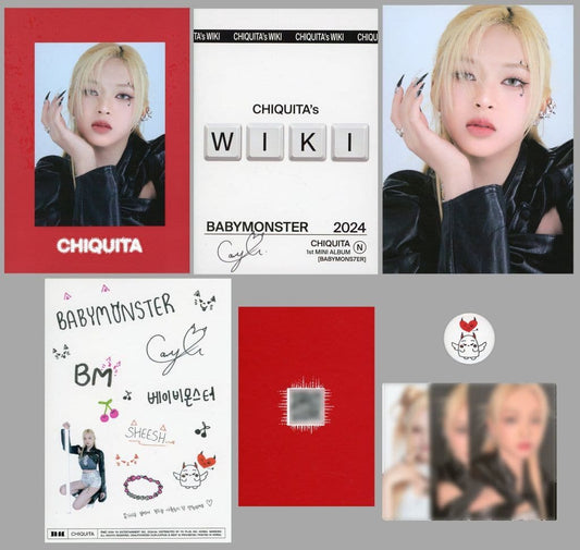 BABYMONSTER 1st MINI ALBUM [BABYMONS7ER] YG TAG ALBUM VER.（韓国盤） [付属品] BABYMONSTER