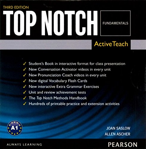 Top Notch(3E) Fundamentals Active Teach [Mar 29， 2015] Saslow， Joan; Ascher， Allen