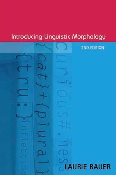 Introducing Linguistic Morphology Bauer， Laurie