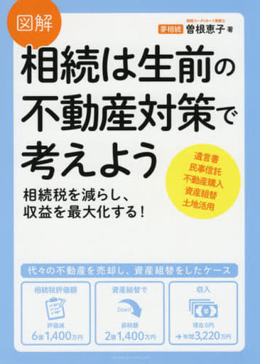 図解 相続は生前の不動産対策で考えよう 相続税を減らし、収益を最大化する! [単行本（ソフトカバー）] [Aug 25， 2017] 曽根 恵子 岸田康雄; 岡春庭