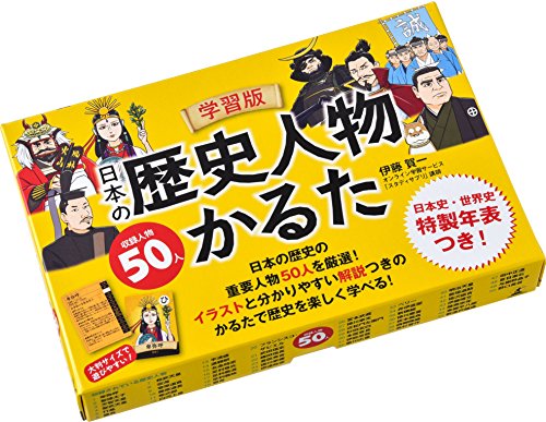 学習版 日本の歴史人物かるた 伊藤賀一
