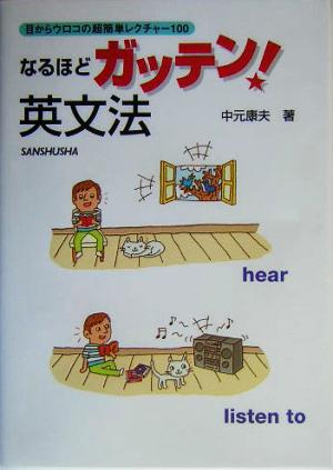 なるほどガッテン!英文法―目からウロコの超簡単レクチャー100 [Mar 01， 2004] 中元 康夫