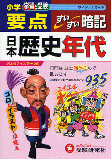 小学要点/日本歴史年代すいすい暗記 ワイド/カラー版