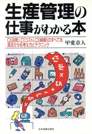 生産管理の仕事がわかる本 [Feb 01， 1987] 甲斐 章人