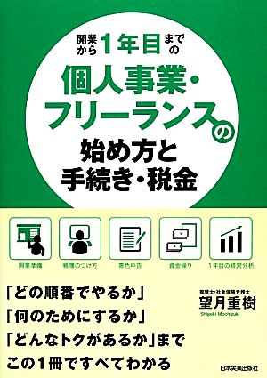 開業から1年目までの個人事業・フリーランスの始め方と手続・ 望月 重樹