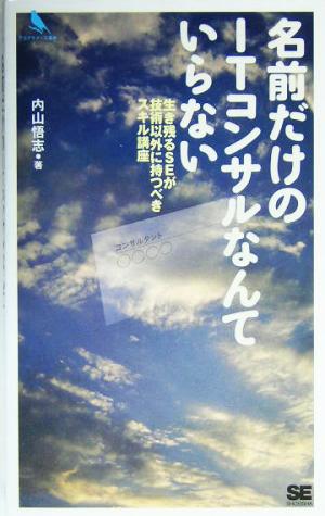 名前だけのITコンサルなんていらない [Mar 04， 2004] 内山 悟志