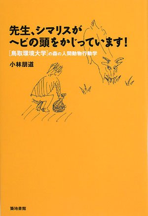 先生、シマリスがヘビの頭をかじっています! 「鳥取環境大学」の森の人間動物行動学 小林 朋道