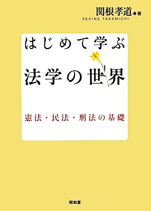はじめて学ぶ法学の世界: 憲法・民法・刑法の基礎 [Jan 01， 2014] 関根 孝道