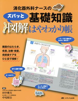 消化器外科ナースの基礎知識ズバッと図解はやわかり帳 [Mar 19， 2012] 田中雅夫; 中尾昭公