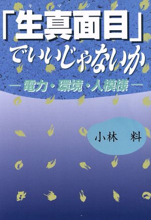 「生真面目」でいいじゃないか: 電力・環境・人模様 小林 料